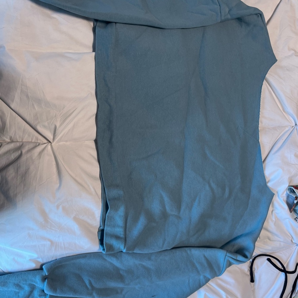 Blue Long Sleeve Sweater